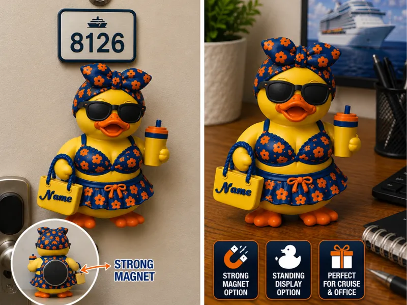 Beach MOM Duck Magnet & Desk Display