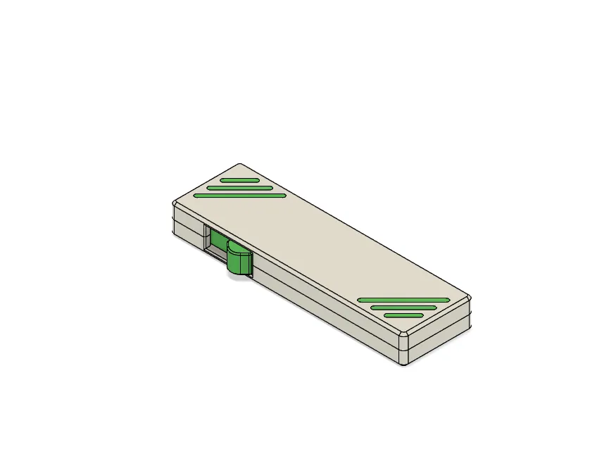 Double Action OTF Knife/Comb view 2
