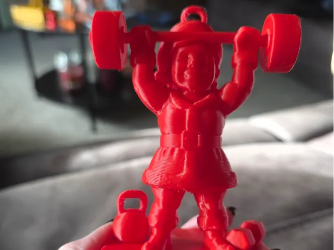 Mrs Claus Strong Christmas decoration. 