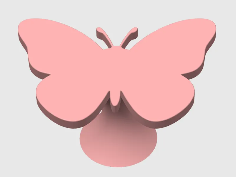 Butterfly cake stand