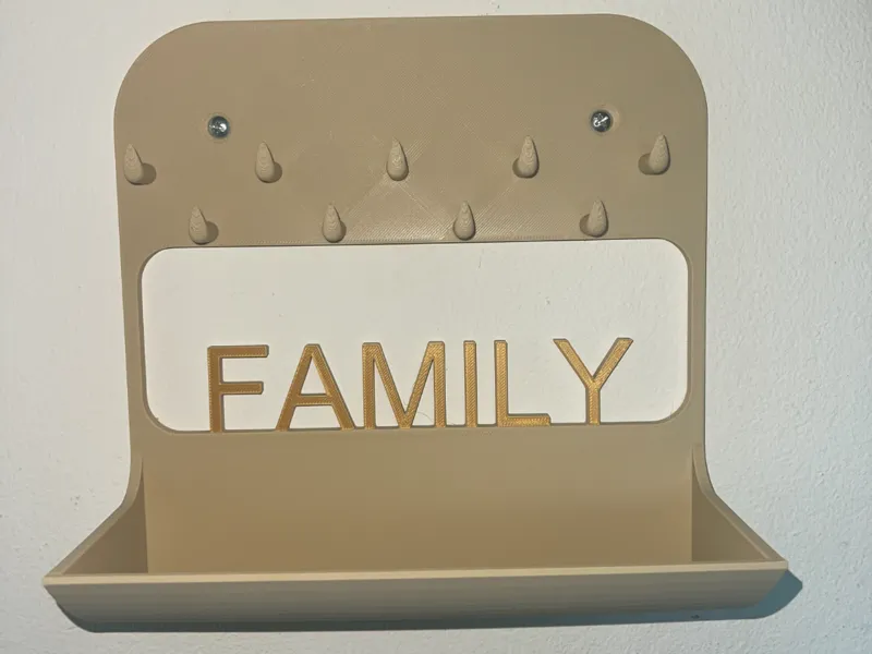 Key holder wall mount