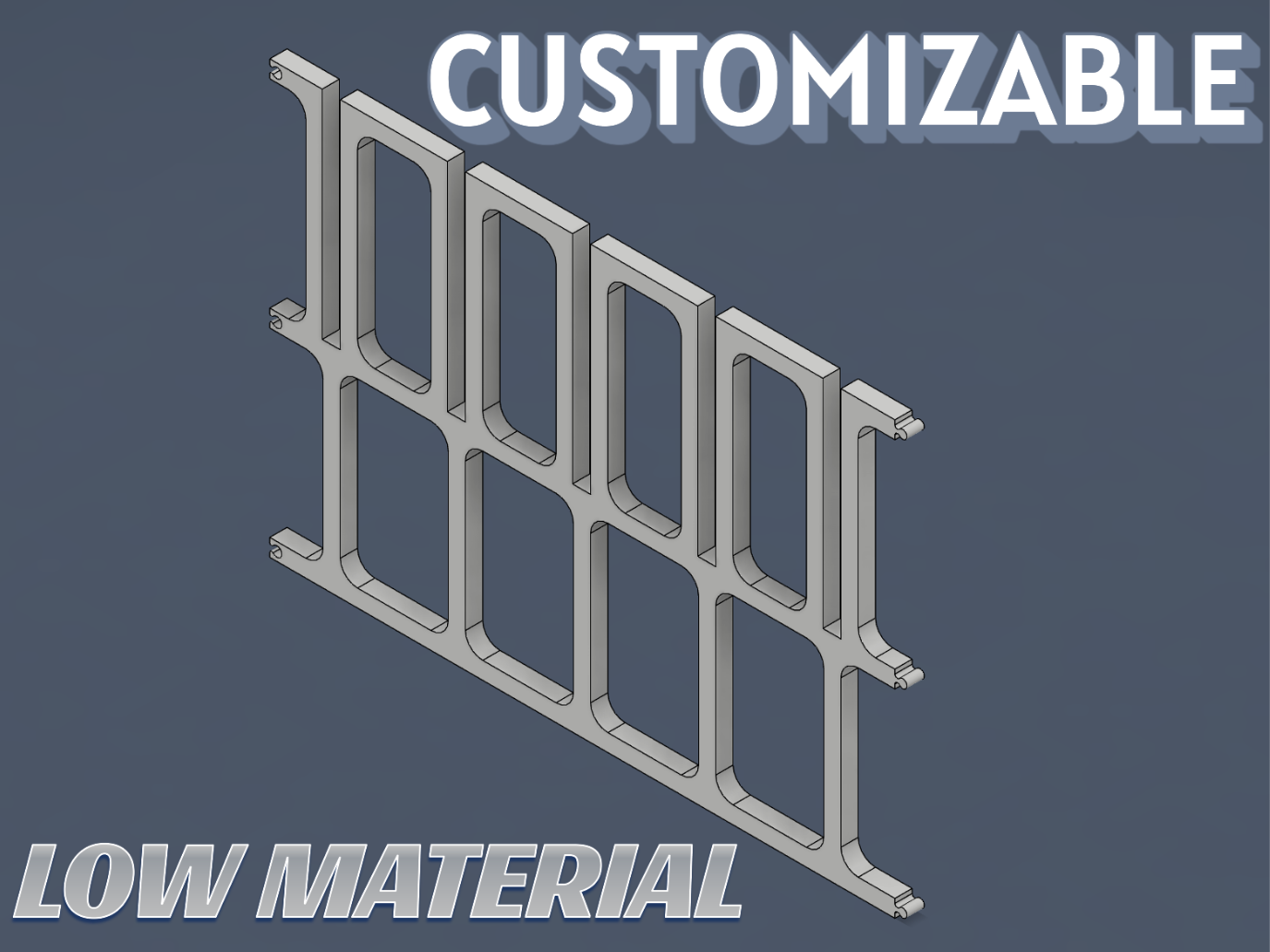 Modular Drawer Divider - One Part Infinite Configs