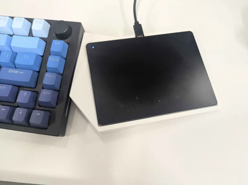 Ergonomic Tilt Block for Wired Trackpad