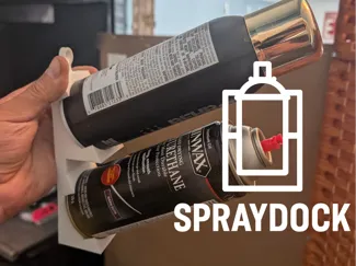 SprayDock - Modular Spray Can Wall Mount