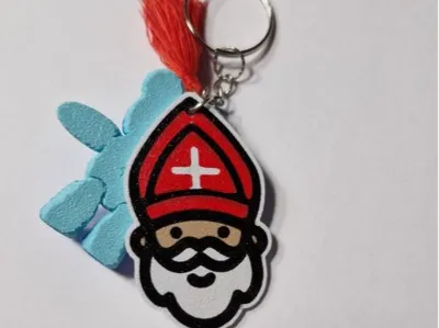 Saint Nicholas keychain