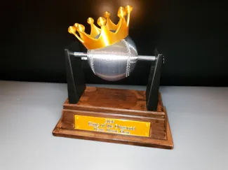 King of the DIamond Fantasy Baseball Trophy