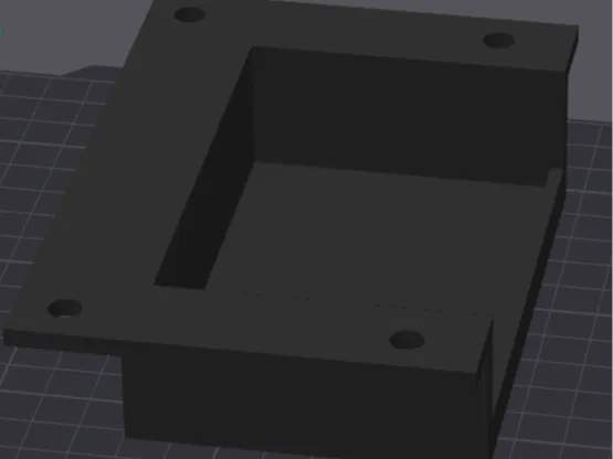 Simple underdesk tplink holder