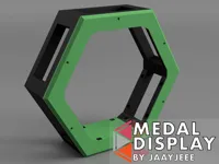 MedalDisplay Hex - vitrine modulaire à médailles — photo 1