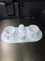 cap holders same height + supports PETG/PLA