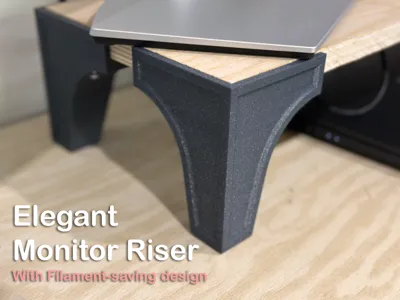 Modern & Elegant Monitor Riser - Desktop Riser 