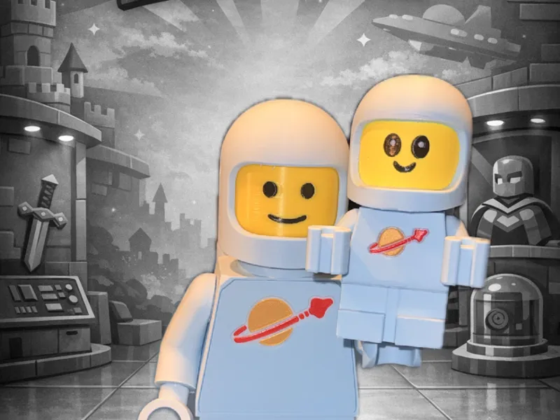 Classic Space & Spacebaby MegaFigures (5:1 Scale)