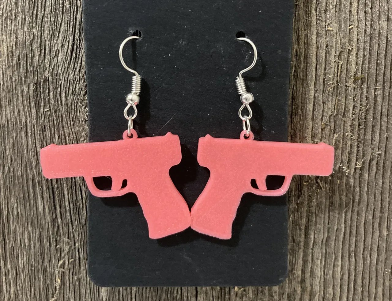 9mm Pistol Earrings view 2