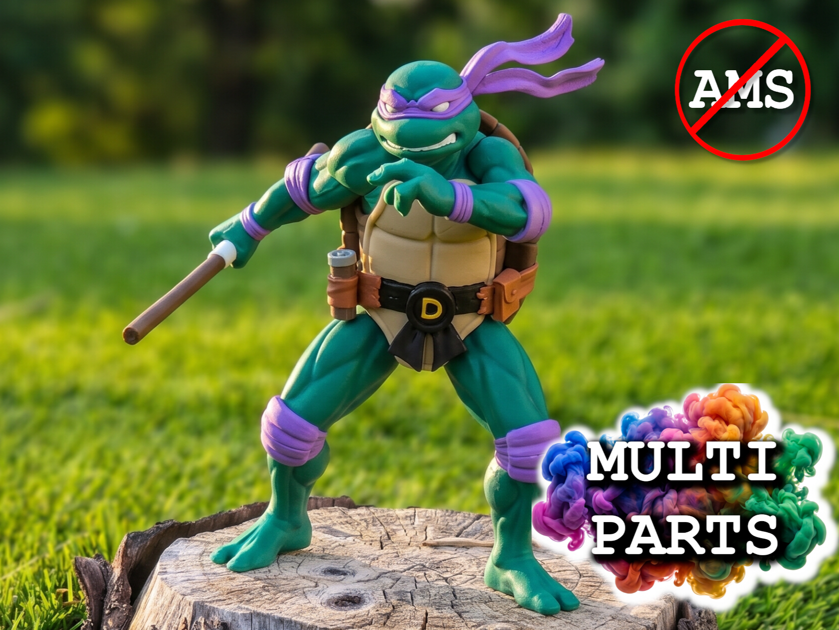 Donatello - TMNT (Modular Print, Ultra-Low Waste) - 1