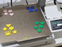 Multicolor Charms (18 in 4 colors) - Print by Object