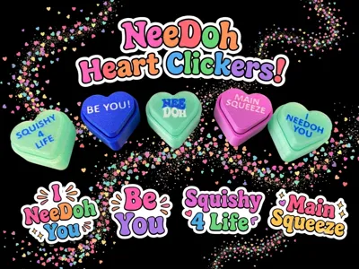 NeeDoh Heart Clicker collection!