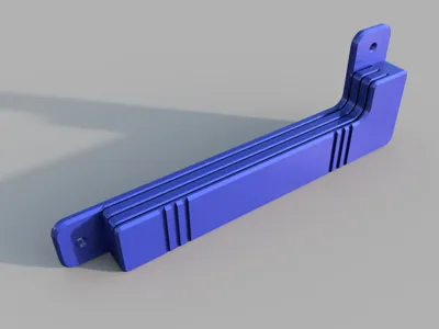 Print plate holder for wall