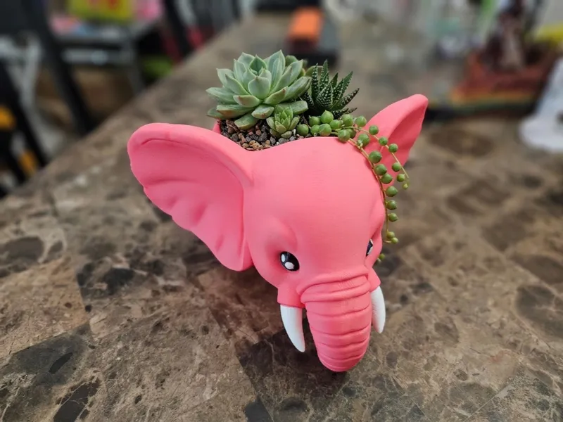 Elephant planter or bowl
