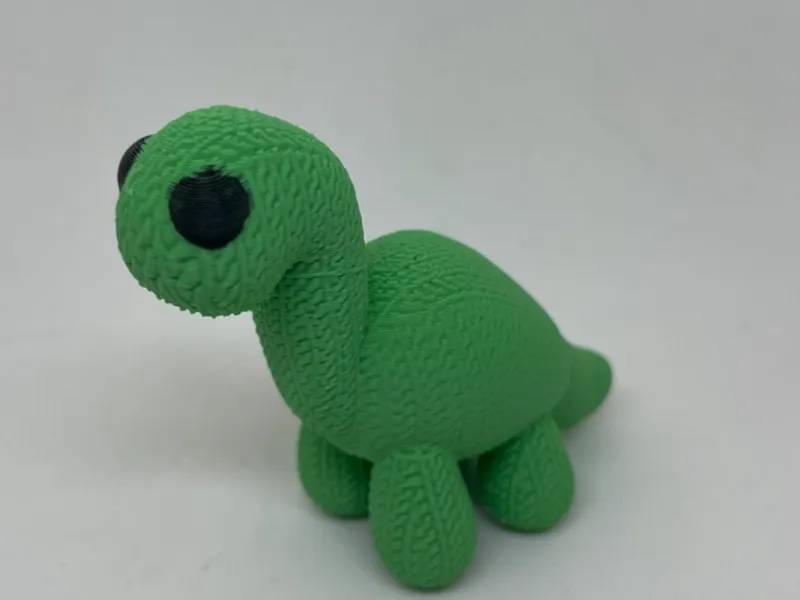 Cute Knitted Dinosaur