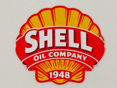 1948 Shell Oil Company Coasters