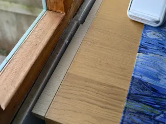 IKEA Malm desk gap filler