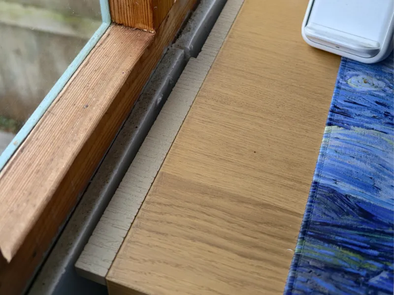 IKEA Malm desk gap filler