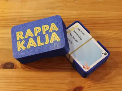 Card box for the game Rappakalja