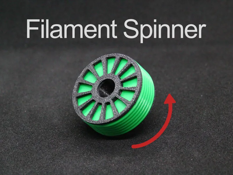 Filament Spool Spinner Fidget Toy