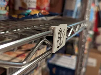 HDX / Style Wire Shelving Unit Hanging Display Tag