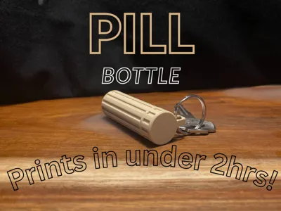 Minimalistic Pill Bottle