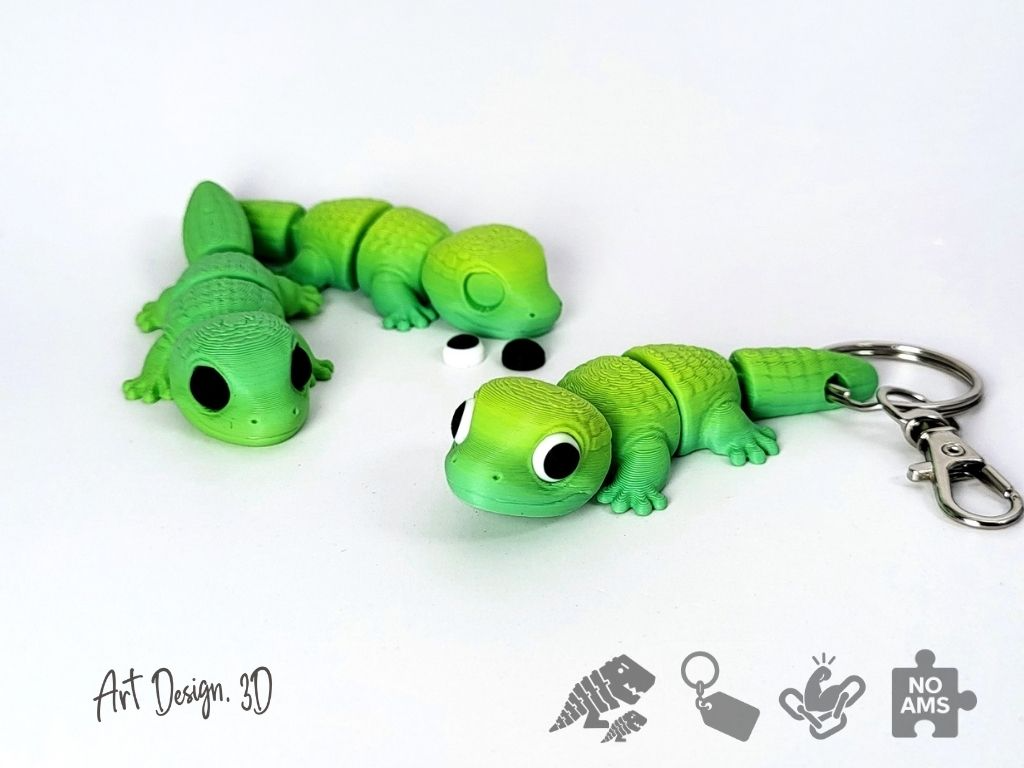 Articulated Gecko - Strong Joints