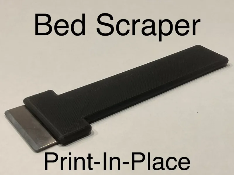 Print-In-Place Bed Scraper