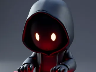 Lil'hooded hacker