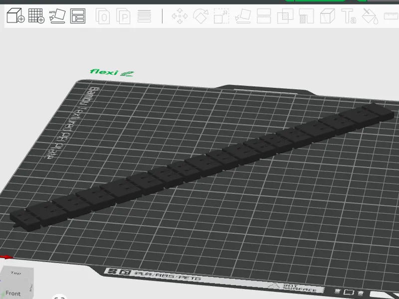 Flexible conveyor belt 