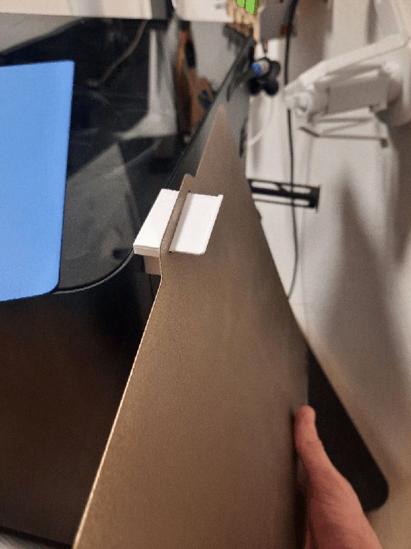 P1S Bauplattenhalterung Hinten 