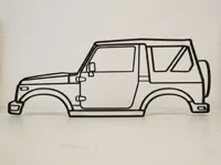 Suzuki Samurai Jimny — décoration murale — photo 3
