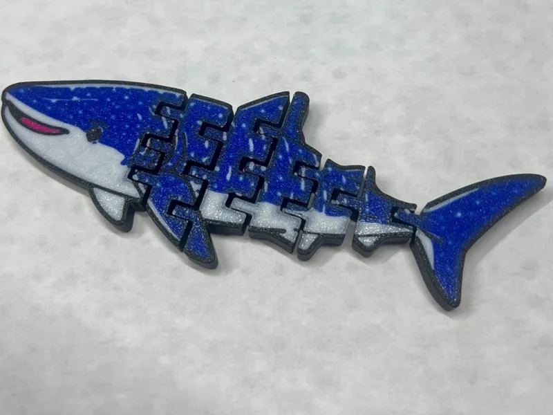 Articulated Whale Shark-Flexi Print-in-Place