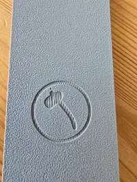 Engraved lids - for single color print