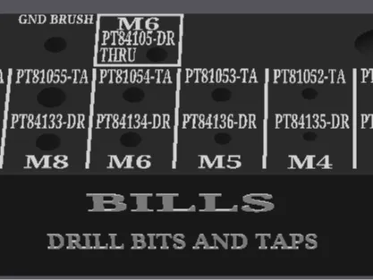 DRILL BITS AND TAP HOLDER