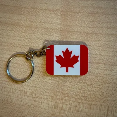 Canada flag key chain by Nirolfix - MakerWorld