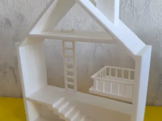Compact shelf house for miniature things