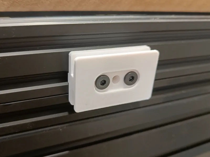 Universal Bin Holder 50x32mm T-SLOT & Wall Mount