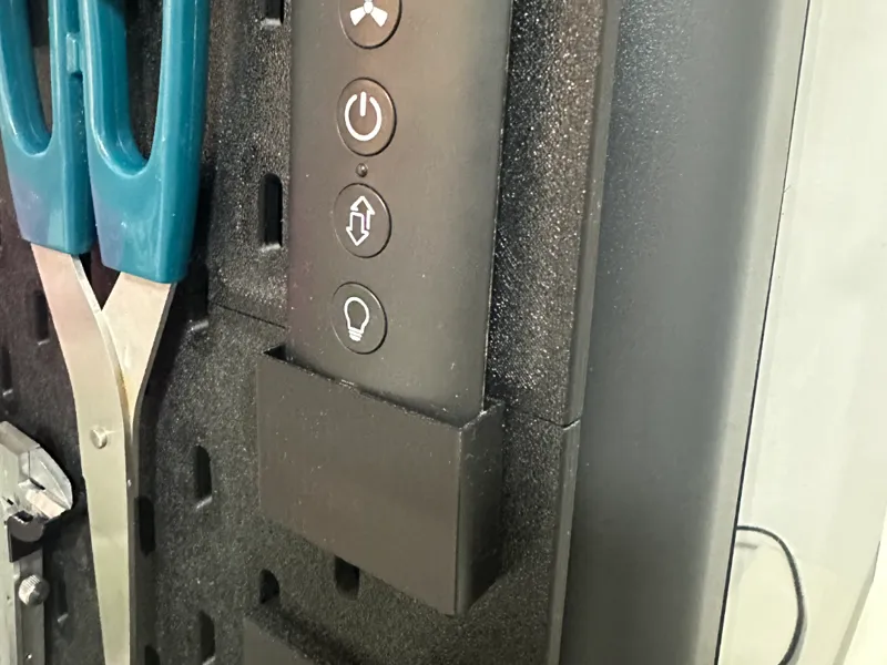 IKEA Skadis Ceiling Fan Remote Holder