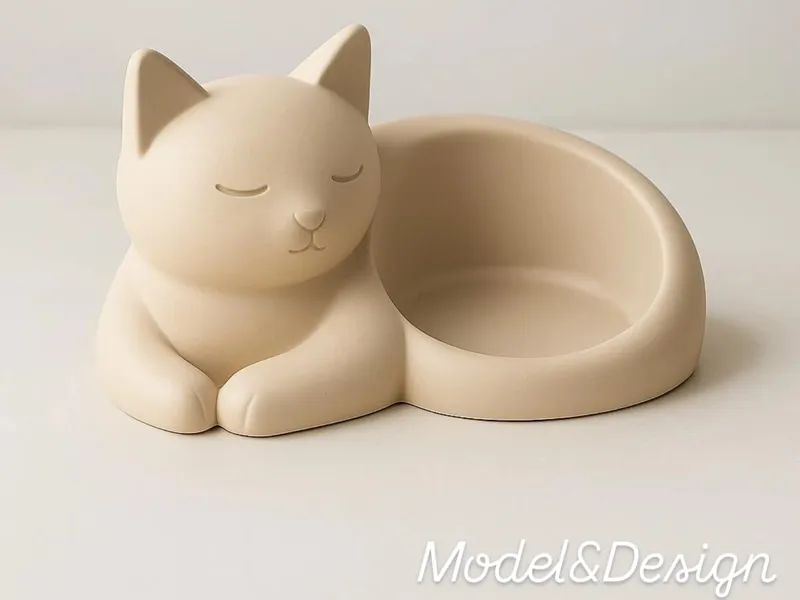 contenitore a forma di gatto