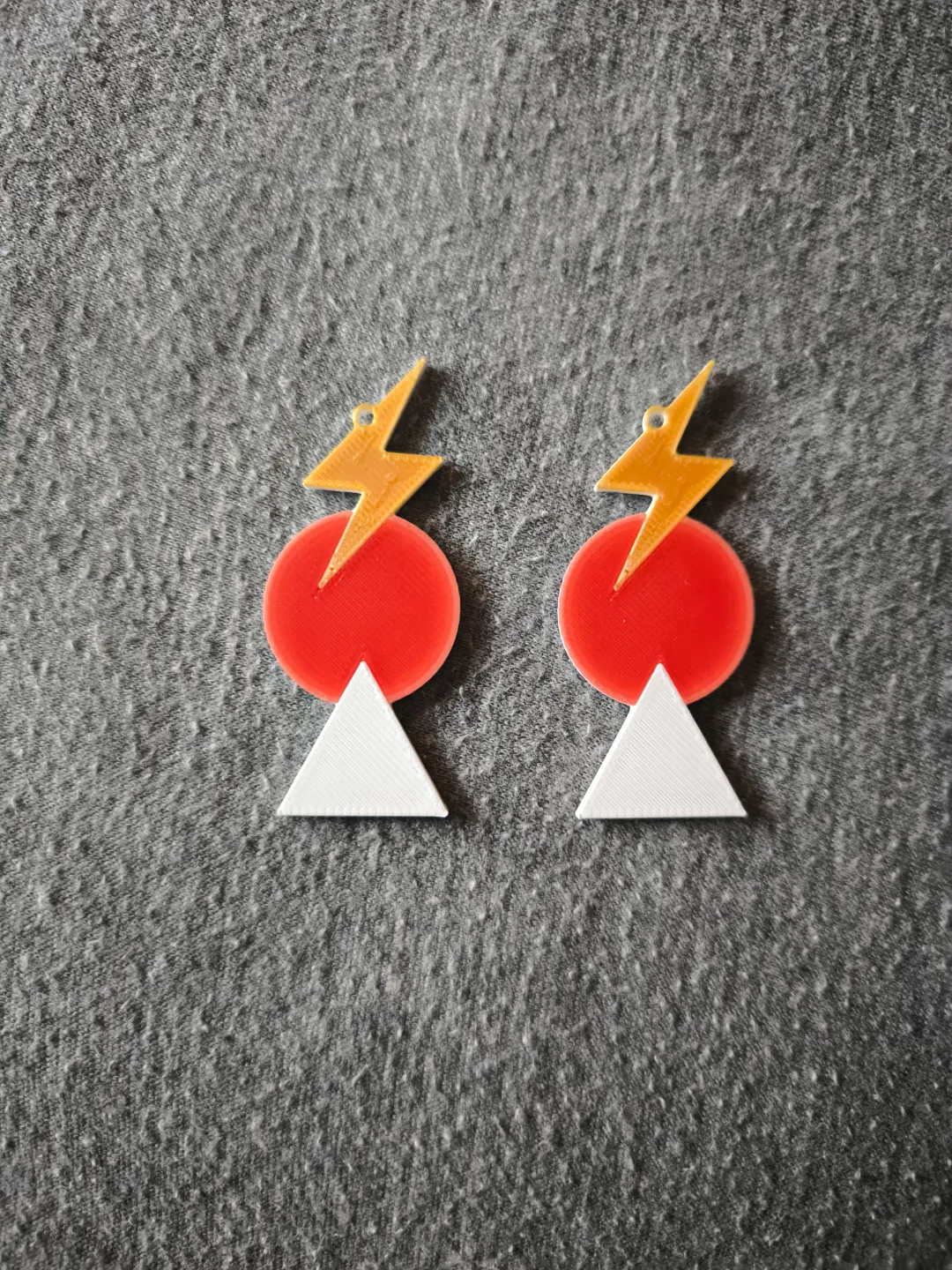Modern earrings view 3