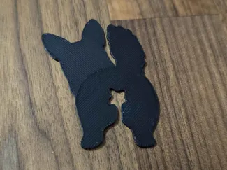 Dog shaped bread clip
