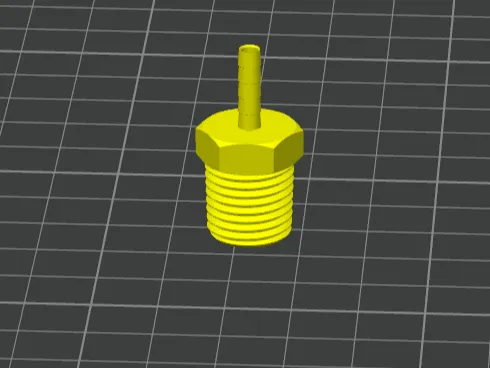 Barbed Hose Fitting for Drinking Water 1/8"