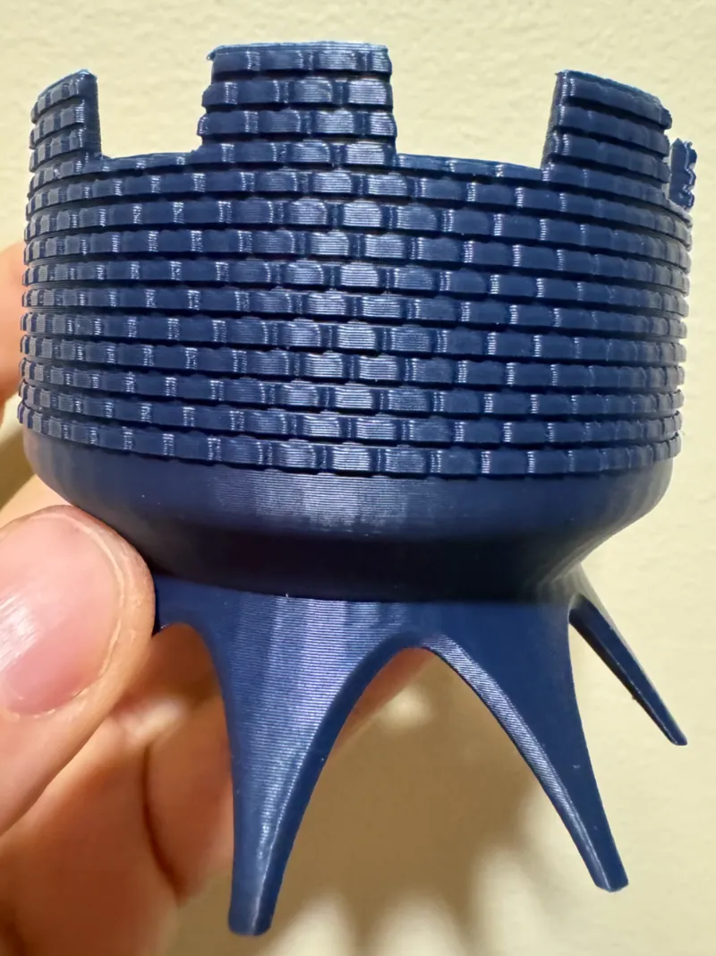 Castle tower Can Holder stick in sand  