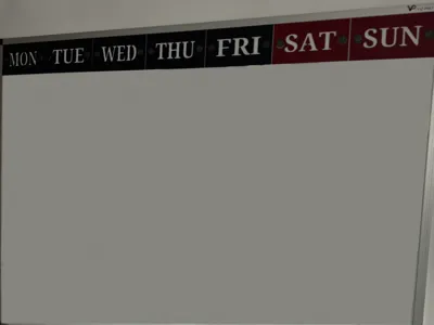 Whiteboard Weekly Modular Template