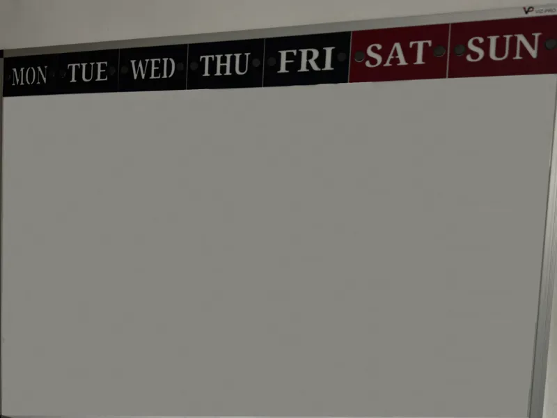 Whiteboard Weekly Modular Template