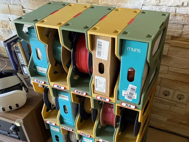 Modular Stackable Filament Storage System